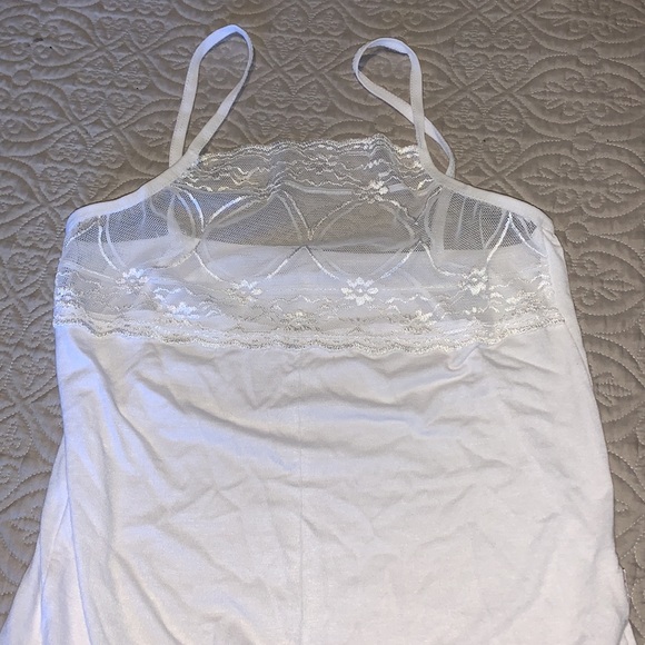 NWOT Sistina Bodysuit in white cotton material size medium - Picture 2 of 4